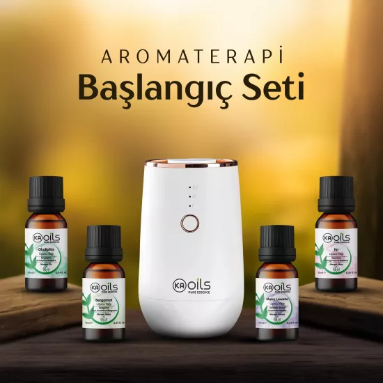 Aromaterapi Başlangıç Seti | Difüzör Uçucu Yağlar